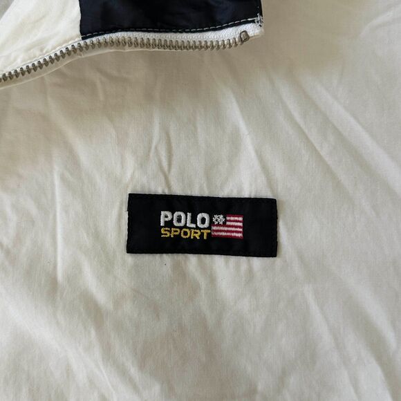 Vintage Polo Sport Ralph Lauren Ocean Challenge Compass Hooded Jacket Size Large - Picture 5 of 9